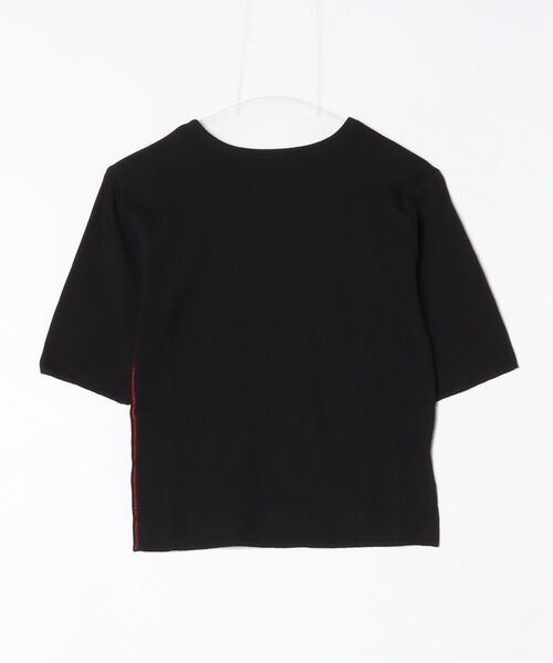 MEYAME(メヤメ)の「MEYAME/メヤメ ソフトリブハーフスリーブTEE SOFT RIB HALF SLEEVE TEE(Tシャツ/カットソー・レディース・ブラック/レッド/ライトグリーン/ピンク・FREE)」の9枚目の写真