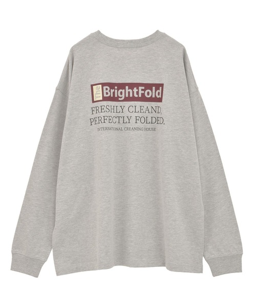 AMERICAN HOLIC(アメリカンホリック)の「カンパニーロゴ風ロングTシャツ(Tシャツ/カットソー・レディース・グレー/オフホワイト・FREE)」の19枚目の写真
