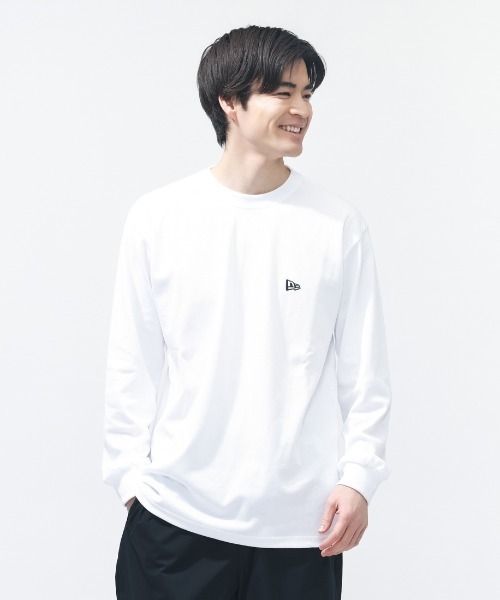 NEW ERA(ニューエラ)の「ニューエラ LS PF Tee(Tシャツ/カットソー・メンズ・ホワイト・M/L/LL)」の1枚目の写真