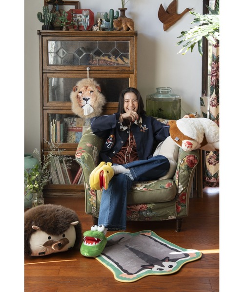 niko and...(ニコアンド)の「【ZOO ZOO ZOO FUUU!!】HORSEジャケット(ミリタリージャケット・レディース・ネイビー・FREE)」の7枚目の写真