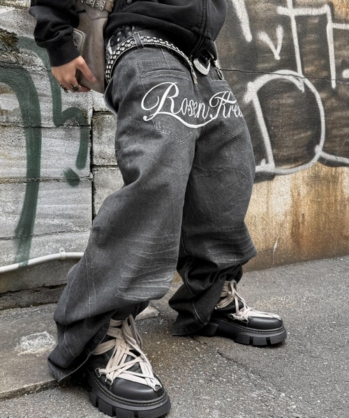 Rosen Kreuz】INSIGNIA TROUSERS / 【ローゼンクロイツ】デニムライク
