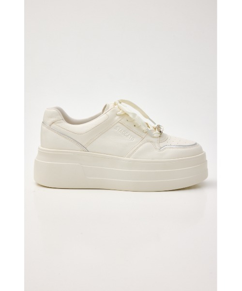 STACCATO(スタッカート)の「プラットフォームラインスニーカー(スニーカー・レディース・ホワイト・22.5cm/23.0cm/23.5cm/24.0cm/24.5cm)」の4枚目の写真