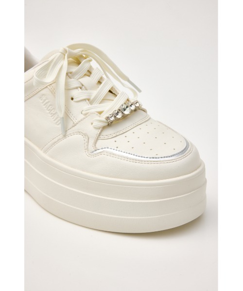 STACCATO(スタッカート)の「プラットフォームラインスニーカー(スニーカー・レディース・ホワイト・22.5cm/23.0cm/23.5cm/24.0cm/24.5cm)」の7枚目の写真