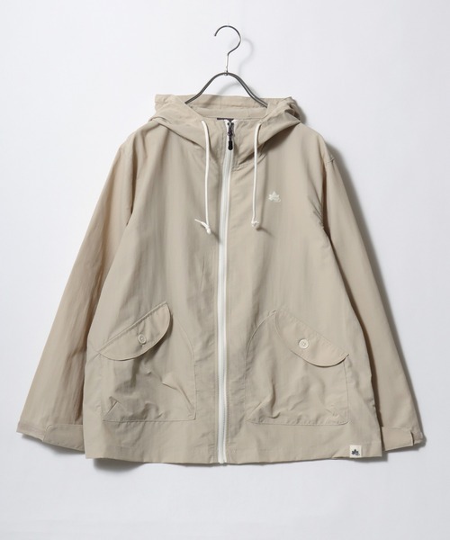 LOGOS（ロゴス）の「2026SS LOGOS/ロゴス 撥水/防花粉 ナイロンタスラン 軽量マウンテンパーカー フーディージャケット（マウンテンパーカー・レディース・スミクロ/モスグリーン/ライトピンク/ベージュ・M/L）」の5枚目の写真