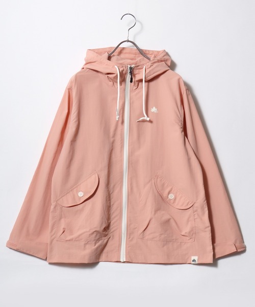 LOGOS（ロゴス）の「2026SS LOGOS/ロゴス 撥水/防花粉 ナイロンタスラン 軽量マウンテンパーカー フーディージャケット（マウンテンパーカー・レディース・スミクロ/モスグリーン/ライトピンク/ベージュ・M/L）」の9枚目の写真