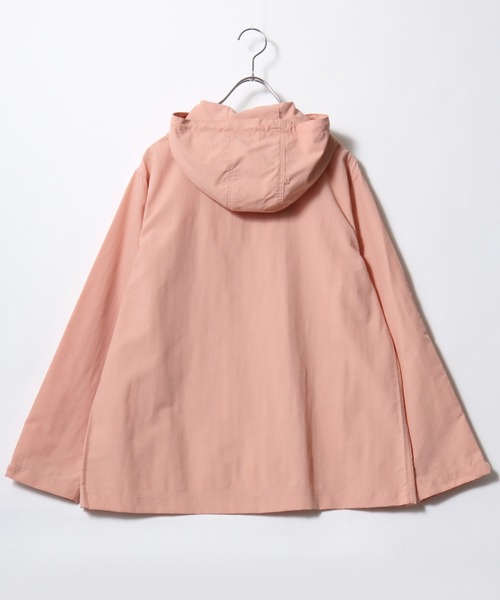 LOGOS（ロゴス）の「2026SS LOGOS/ロゴス 撥水/防花粉 ナイロンタスラン 軽量マウンテンパーカー フーディージャケット（マウンテンパーカー・レディース・スミクロ/モスグリーン/ライトピンク/ベージュ・M/L）」の10枚目の写真