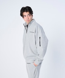 FLASH PACKER（フラッシュパッカー）の「FLASH PACKER フラッシュパッカー / 26春夏新作 セットアップ対応 エアテンション ハーフジップスウェット /// XP-AIR HALFZIP（スウェット）」