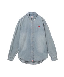 A BATHING APE | EMBRO BADGE CHAMBRAY BOYFRIEND SHIRT(シャツ/ブラウス)