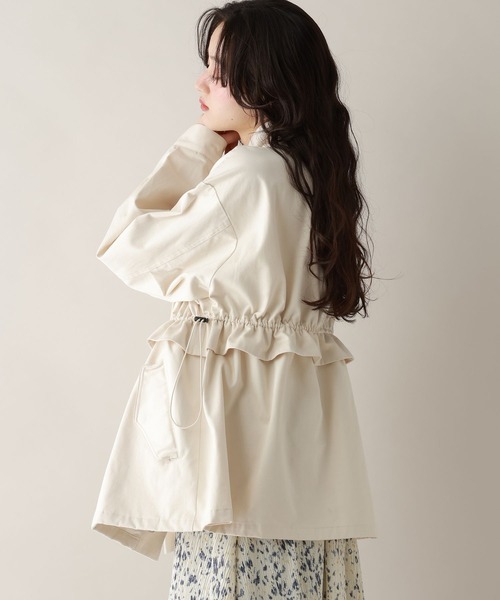 RAGEBLUE（レイジブルー）の「2WAY/フリルミリタリーブルゾン（ブルゾン・レディース・ブラック/グリーン/ホワイト・FREE）」の2枚目の写真