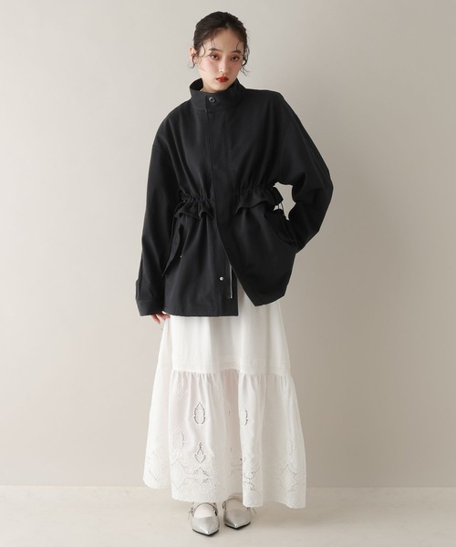 RAGEBLUE（レイジブルー）の「2WAY/フリルミリタリーブルゾン（ブルゾン・レディース・ブラック/グリーン/ホワイト・FREE）」の18枚目の写真