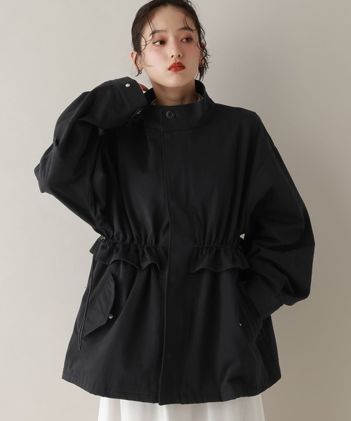 RAGEBLUE（レイジブルー）の「2WAY/フリルミリタリーブルゾン（ブルゾン・レディース・ブラック/グリーン/ホワイト・FREE）」の21枚目の写真