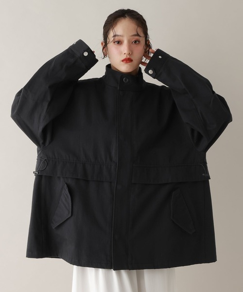 RAGEBLUE（レイジブルー）の「2WAY/フリルミリタリーブルゾン（ブルゾン・レディース・ブラック/グリーン/ホワイト・FREE）」の22枚目の写真