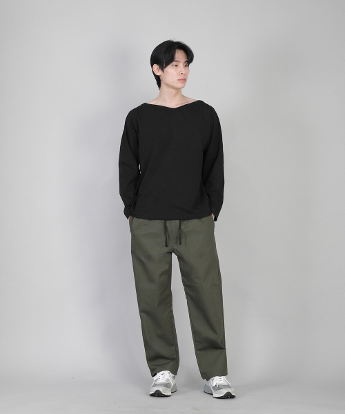 SAINTCREW（セントクルー）の「無地ボートネック長袖Tシャツ RBL-878 ブラック（Tシャツ/カットソー・メンズ・その他・LARGE/MEDIUM/SMALL/X-LARGE/XXXX-LARGE/XX-LARGE/XXX-LARGE）」の7枚目の写真
