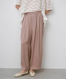 UNFIL | UNFIL | レーヨンギャバジン ワイドイージーパンツ WOMEN(その他パンツ)
