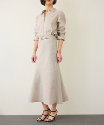 ROPE' | リネンシルクコットンマーメイドスカート(無地＆ストライス)/イージーケア・セットアップ対応(スカート)