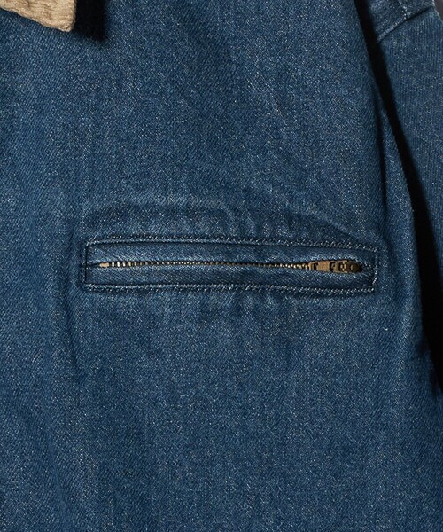 A DAY IN THE LIFE UNITED ARROWS(アデイインザライフユナイテッドアローズ)の「ウォッシュ デニム ジップブルゾン<A DAY IN THE LIFE>(ブルゾン・メンズ・コバルトブルー・L/M)」の6枚目の写真