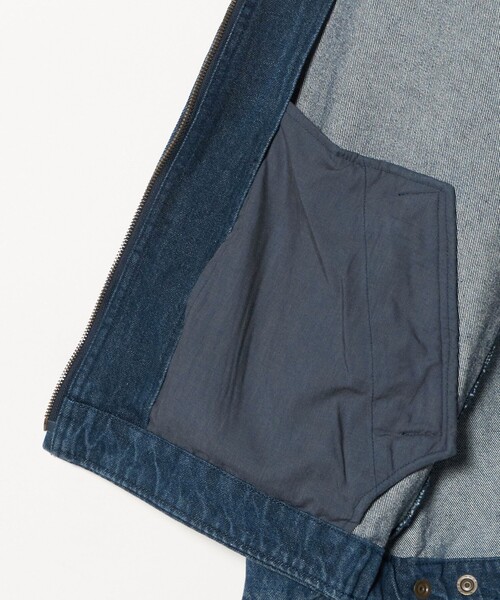 A DAY IN THE LIFE UNITED ARROWS(アデイインザライフユナイテッドアローズ)の「ウォッシュ デニム ジップブルゾン<A DAY IN THE LIFE>(ブルゾン・メンズ・コバルトブルー・L/M)」の4枚目の写真