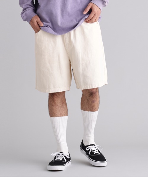 MANASTASH(マナスタッシュ)の「MANASTASH/マナスタッシュ CHILLIWACK SHORT/チリワックショーツ(その他パンツ・メンズ・ナチュラル/ライム/ブラック/ブルー・L/M/S/XL)」の2枚目の写真
