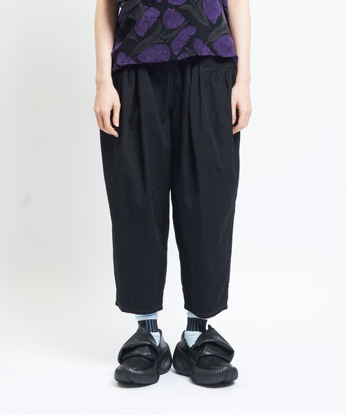 gomme(ゴム)の「ギャザーポケットデニム(デニムパンツ・レディース・インディゴブルー/アイボリー/ブラック・MEDIUM)」の18枚目の写真