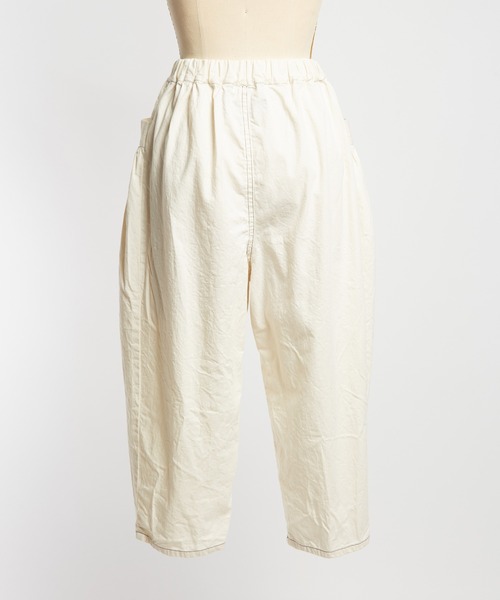 gomme(ゴム)の「ギャザーポケットデニム(デニムパンツ・レディース・インディゴブルー/アイボリー/ブラック・MEDIUM)」の22枚目の写真