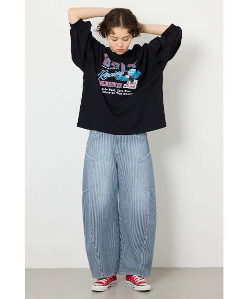 RODEO CROWNS WIDE BOWL（ロデオクラウンズワイドボウル）の「ビッグポケットバルーンデニム（デニムパンツ・レディース・ブルー/ワンウォッシュ/ブルー系その他・SMALL/MEDIUM）」の7枚目の写真