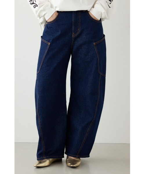 RODEO CROWNS WIDE BOWL（ロデオクラウンズワイドボウル）の「ビッグポケットバルーンデニム（デニムパンツ・レディース・ブルー/ワンウォッシュ/ブルー系その他・SMALL/MEDIUM）」の9枚目の写真