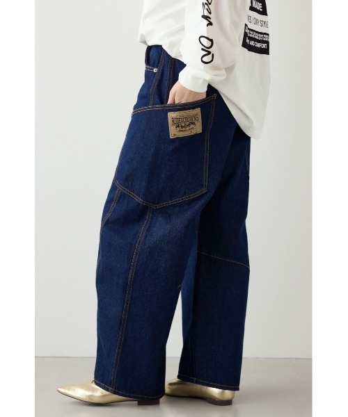 RODEO CROWNS WIDE BOWL（ロデオクラウンズワイドボウル）の「ビッグポケットバルーンデニム（デニムパンツ・レディース・ブルー/ワンウォッシュ/ブルー系その他・SMALL/MEDIUM）」の10枚目の写真