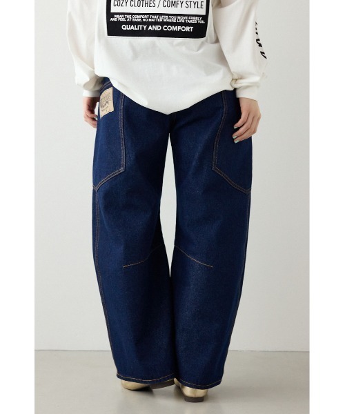 RODEO CROWNS WIDE BOWL（ロデオクラウンズワイドボウル）の「ビッグポケットバルーンデニム（デニムパンツ・レディース・ブルー/ワンウォッシュ/ブルー系その他・SMALL/MEDIUM）」の11枚目の写真