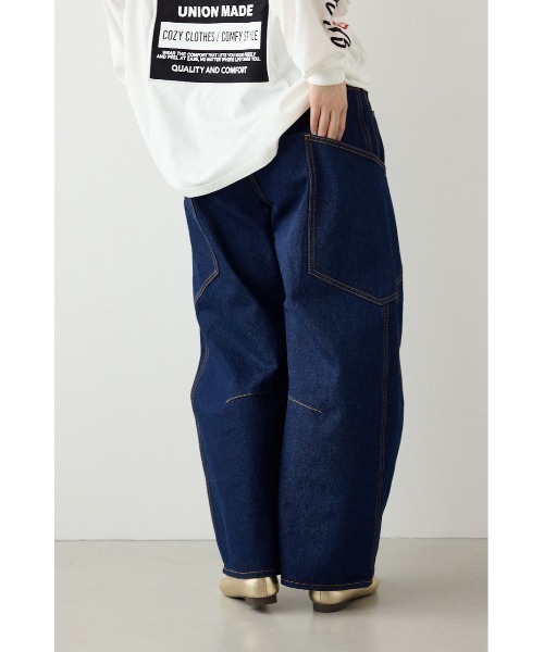 RODEO CROWNS WIDE BOWL（ロデオクラウンズワイドボウル）の「ビッグポケットバルーンデニム（デニムパンツ・レディース・ブルー/ワンウォッシュ/ブルー系その他・SMALL/MEDIUM）」の12枚目の写真