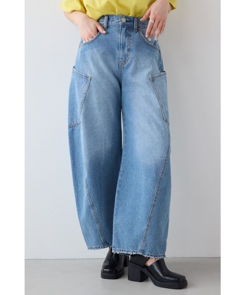 RODEO CROWNS WIDE BOWL（ロデオクラウンズワイドボウル）の「ビッグポケットバルーンデニム（デニムパンツ・レディース・ブルー/ワンウォッシュ/ブルー系その他・SMALL/MEDIUM）」の15枚目の写真