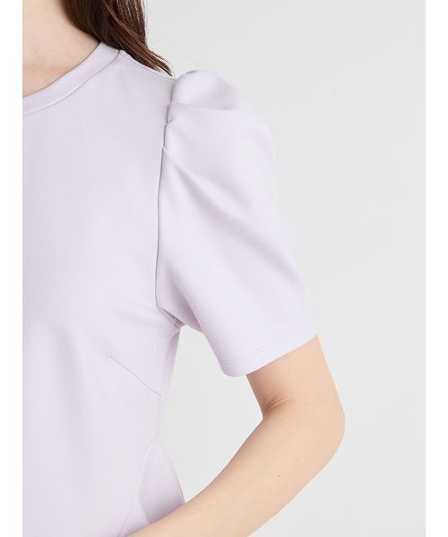 CELFORD(セルフォード)の「【洗える】アシンメトリーカットトップス(Tシャツ/カットソー・レディース・ブラック/ラベンダー/オフホワイト/その他・F)」の15枚目の写真
