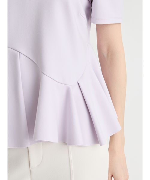 CELFORD(セルフォード)の「【洗える】アシンメトリーカットトップス(Tシャツ/カットソー・レディース・ブラック/ラベンダー/オフホワイト/その他・F)」の16枚目の写真