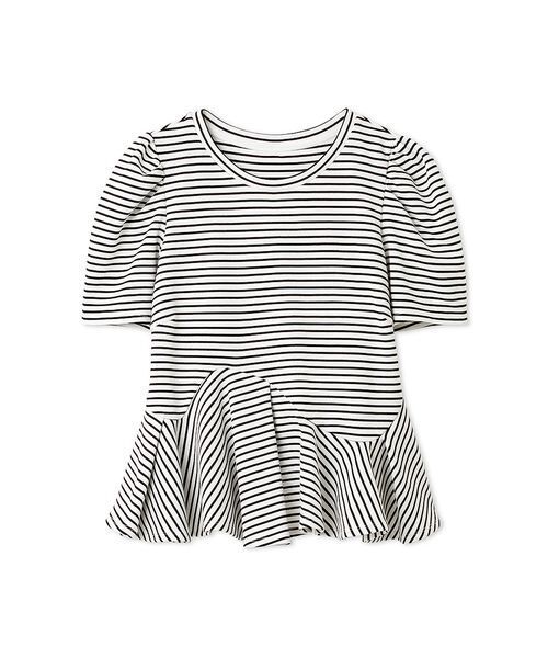 CELFORD(セルフォード)の「【洗える】アシンメトリーカットトップス(Tシャツ/カットソー・レディース・ブラック/ラベンダー/オフホワイト/その他・F)」の13枚目の写真