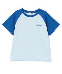 X-girl Stages | 【人気商品再入荷】【直営店で取り扱い無し】バックマルチロゴラグラン半袖Tシャツ(Tシャツ/カットソー)