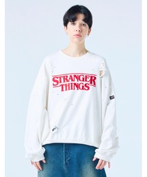 【Little sunny bite】stranger things x little sunny bite logo sweat top
