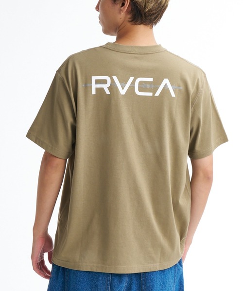 RVCA(ルーカ)の「RVCA SPORT メンズ STRAIGHT EDGE SS Tシャツ 【2026年春夏モデル】/ルーカバックプリント半袖Tシャツ(Tシャツ/カットソー・メンズ・ブラック/ホワイト/グリーン系その他・MEDIUM/X-LARGE/SMALL/LARGE)」の3枚目の写真