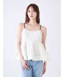 SNIDEL | ボリュームティアードキャミチュニック(その他トップス)