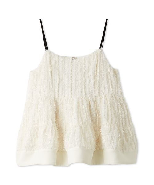 SNIDEL(スナイデル)の「ボリュームティアードキャミチュニック(その他トップス・レディース・ベージュ/ブラック/アイボリー・F)」の11枚目の写真