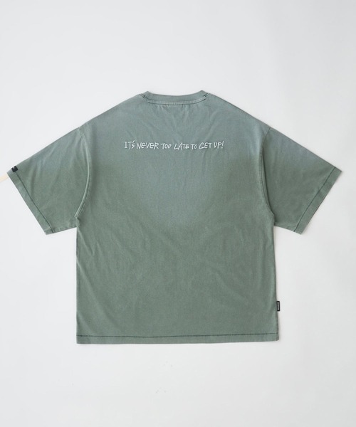 ADAM PATEK(アダムパテック)の「mt10334-gallagher agingT Tシャツ(AP2614021)(Tシャツ/カットソー・メンズ・ブラック/グリーン/ピンク/ホワイト・2/1)」の5枚目の写真