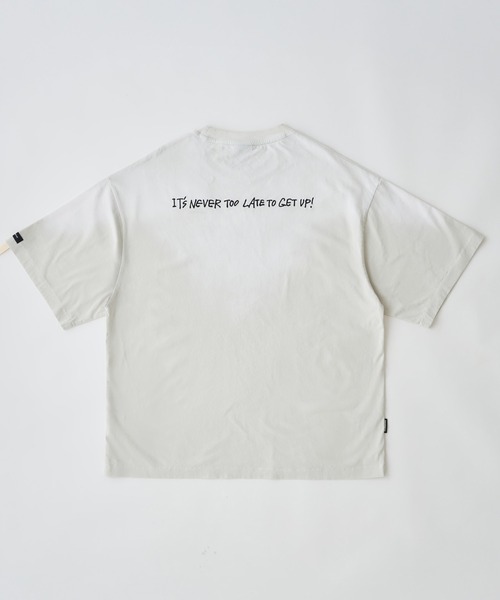 ADAM PATEK(アダムパテック)の「mt10334-gallagher agingT Tシャツ(AP2614021)(Tシャツ/カットソー・メンズ・ブラック/グリーン/ピンク/ホワイト・2/1)」の6枚目の写真