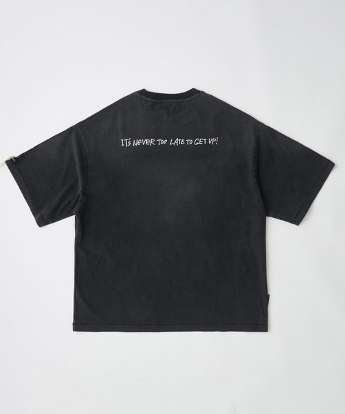 ADAM PATEK(アダムパテック)の「mt10334-gallagher agingT Tシャツ(AP2614021)(Tシャツ/カットソー・メンズ・ブラック/グリーン/ピンク/ホワイト・2/1)」の7枚目の写真