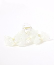 Heather（ヘザー）の「チュールリボンバンス　659923（バレッタ/ヘアクリップ）」