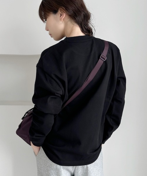 THE NORTH FACE(ザノースフェイス)の「◇THE NORTH FACE◇ WHITE LABEL 正規品/メンズ イージーオン L/S R/TEE M'S EASYON L/S R/TEE(Tシャツ/カットソー・レディース・クリーム/ブラック・M)」の11枚目の写真