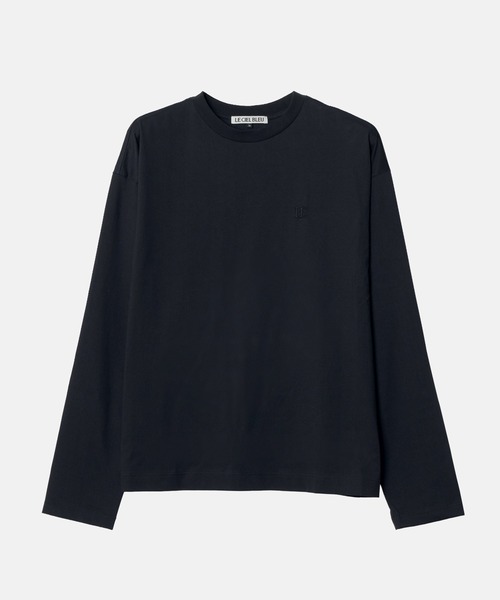 LE CIEL BLEU（ルシェルブルー）の「LEエンブロイダリーロングT / LE Embroidery Long T（Tシャツ/カットソー・レディース・オフホワイト/ブラック/ピンク・36）」の2枚目の写真