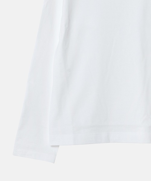 LE CIEL BLEU（ルシェルブルー）の「LEエンブロイダリーロングT / LE Embroidery Long T（Tシャツ/カットソー・レディース・オフホワイト/ブラック/ピンク・36）」の5枚目の写真