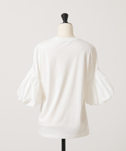 DESIGNWORKS(デザインワークス)の「バルーンスリーブTシャツ(Tシャツ/カットソー・レディース・ブラック・38)」の14枚目の写真