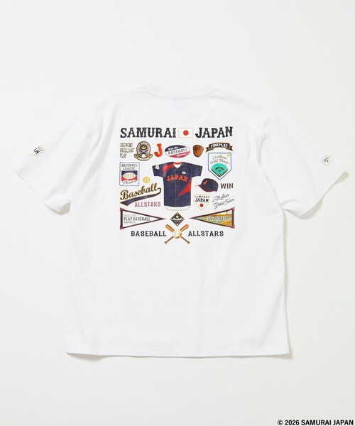 セール】SAMURAI JAPAN×FREAK'S STORE 別注 GRAPHIC TEE（Tシャツ