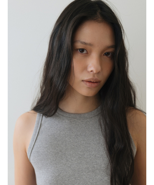 UNNOUT（アナウト）の「HALTER NECK COTTON SLEEVELESS SHIRT GREY（Tシャツ/カットソー・レディース・その他・ONE SIZE）」の3枚目の写真