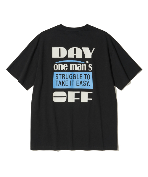 URBANDTYPE(アーバンディタイプ)の「デイオフグラフィックTシャツ_ブラック(Tシャツ/カットソー・レディース・その他・SMALL/MEDIUM/LARGE)」の8枚目の写真