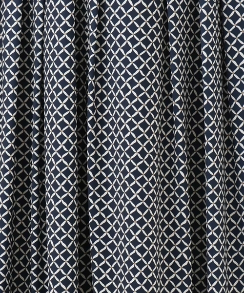 OFUON le MK（オフオンルエムケー）の「ウエストタック格子柄フレアスカート/洗濯機で洗える/セットアップ可（スカート・レディース・グリーン系その他/ネイビー・36/38/40）」の13枚目の写真